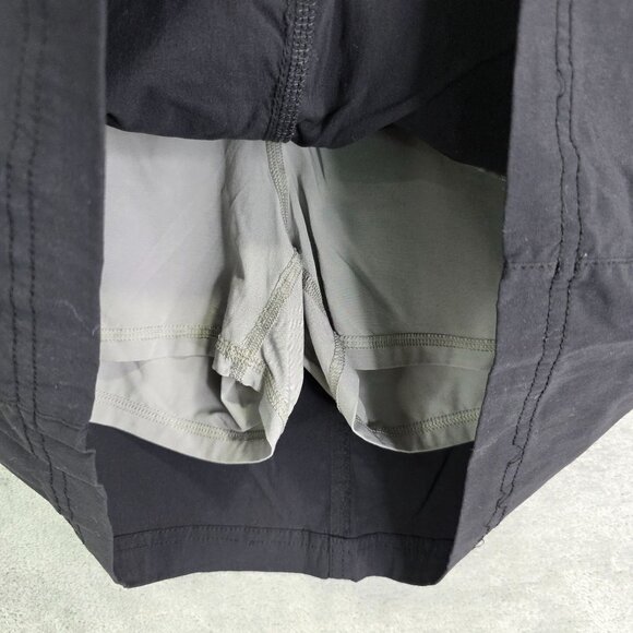 Womens Eddie Bauer Black Travex Skort w/ Built In Shorts Nylon Blend Size 8 - Picture 5 of 9